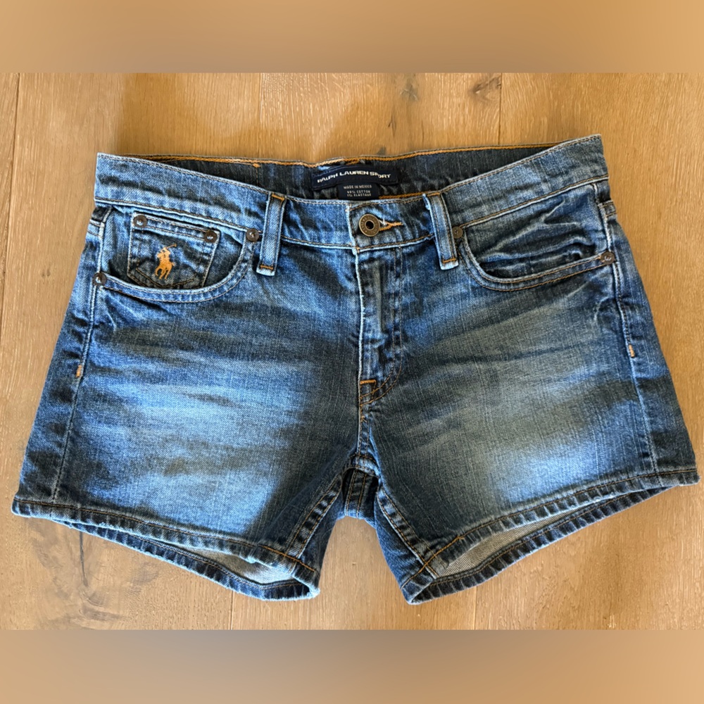 Low Rise Ralph Lauren Y2K Denim Shorts